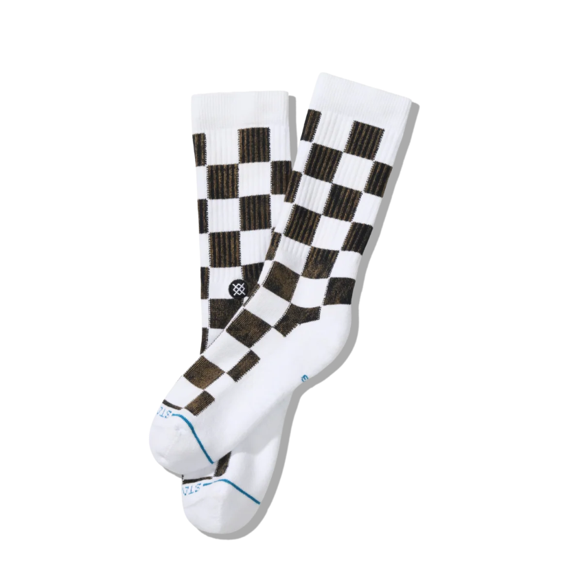 Stance Dance Floor Crew Socks White