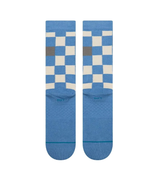 Stance Chef Check Crew Socks Capri Blue