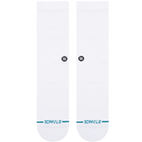 Stance Icon Crew Socks White