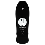 Welcome & Bauhaus Mask on Early Grab Black Dip Skateboard Deck - 10.0"