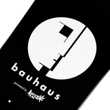Welcome & Bauhaus Mask on Early Grab Black Dip Skateboard Deck - 10.0"