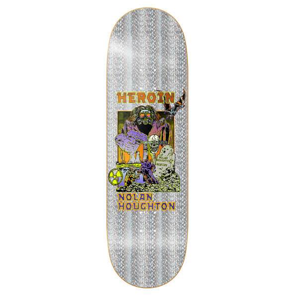 Heroin Nolan Houghton Hellscape Skateboard Deck 9.5"