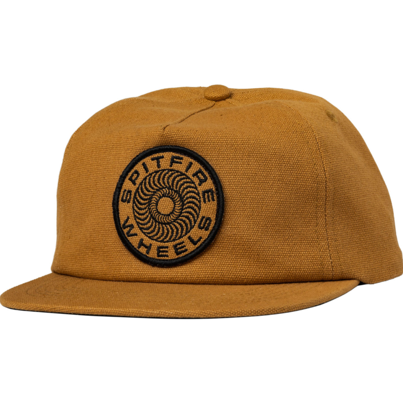 Spitfire Classic 87' Swirl Patch Snapback Hat - Tan