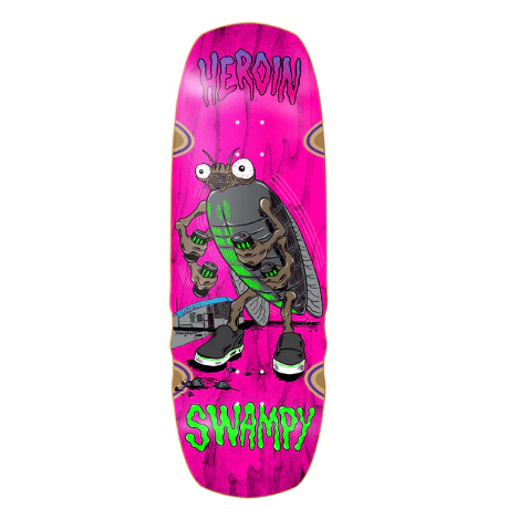 Heroin Swampy’s Bug Skateboard Deck 10.75"
