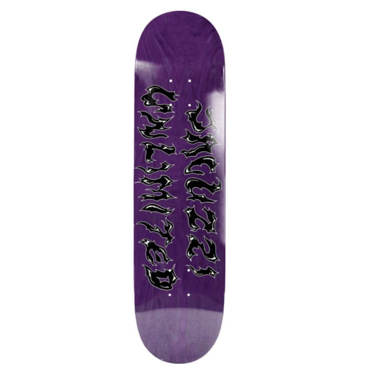 Jacuzzi Skateboards Ice Font Skateboard Deck 8.25"
