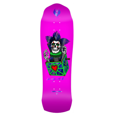 Powell Peralta Chris Hiett Skull Shaped Flight Skateboard Deck 9.5"