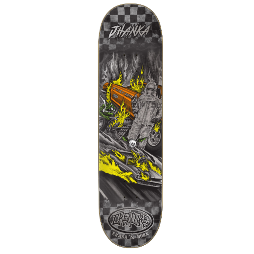 Santa Cruz Gonzalez Crash and Burn VX Skateboard Deck 8.375"