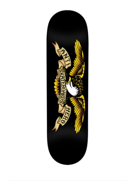 Anti Hero DBX Eagle Black Skateboard Deck 8.5"
