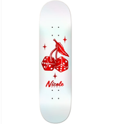 Real Nicole High Roller Twin Nose Skateboard Deck 8.0"