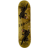 Real DBX Ishod Cat scratch Twin Tail Yellow Skateboard Deck 8.25"