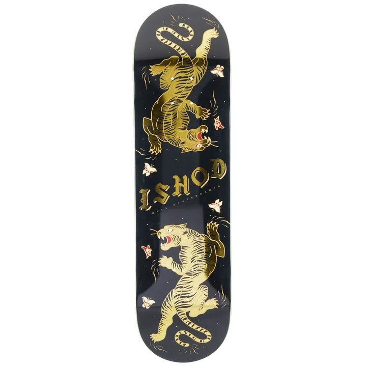 Real DBX Ishod Cat scratch Twin Tail Yellow Skateboard Deck 8.5"