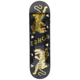 Real DBX Ishod Cat scratch Twin Tail Yellow Skateboard Deck 8.5"