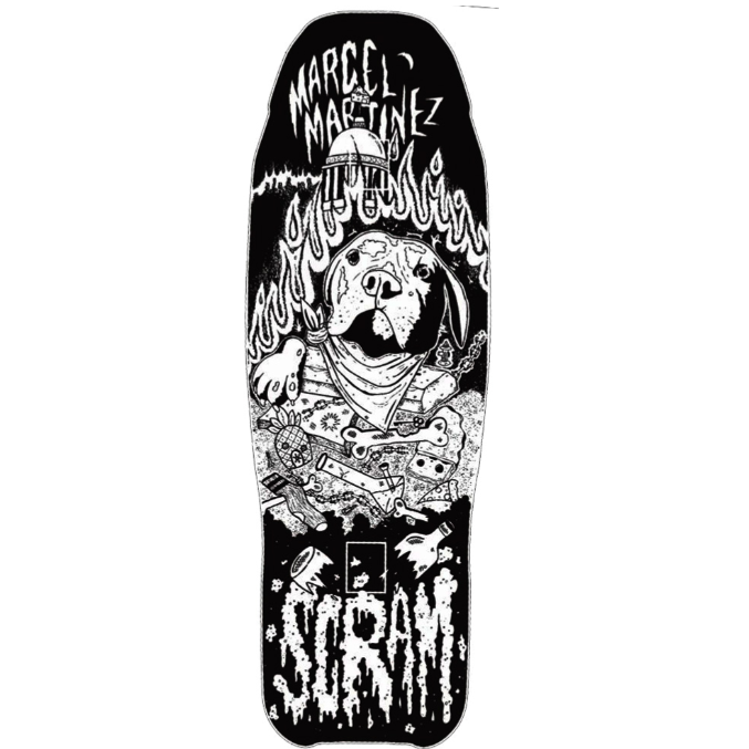 Scram Marcel Shaped Skateboard Deck 10.50"