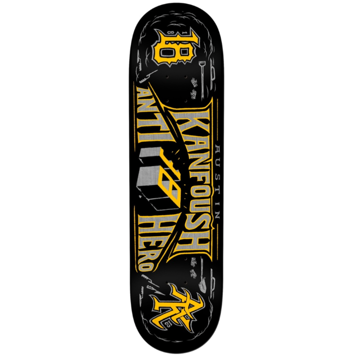 Anti Hero Kanfoush Custom Skateboard Deck 8.25"