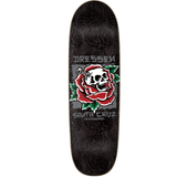 Santa Cruz Dressen Skull Rose Pro Skateboard Deck 9.25"