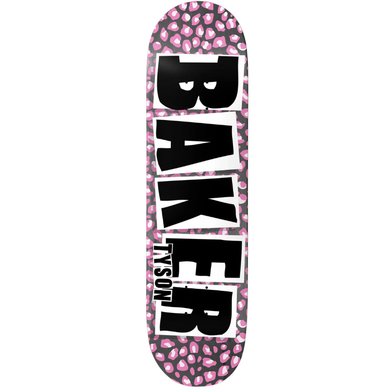 Baker Skateboard Tyson Peterson Logo Hot Cheetah Deck 8.25"