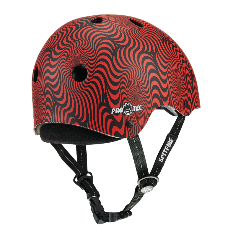 Pro Tec Low Pro Spitfire Signature Edition Certified Skateboard Helmet - Swirl