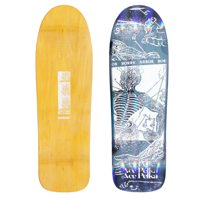 Arbor Skateboards Ace Pelka Anatomy Skateboard Deck 9.75"