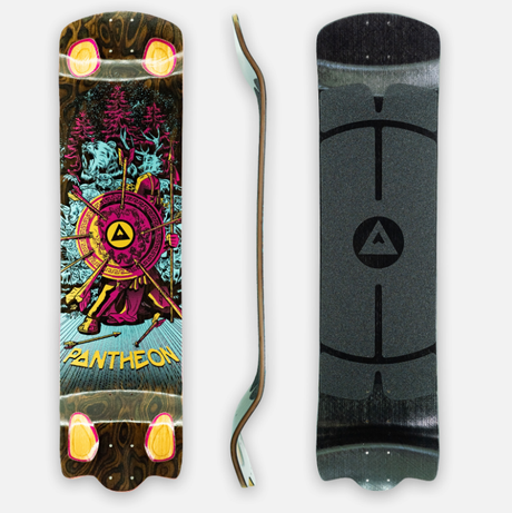 Pantheon Supersonic Medium Flex Complete Commuter Longboard Karma RAIN 74a Wheels
