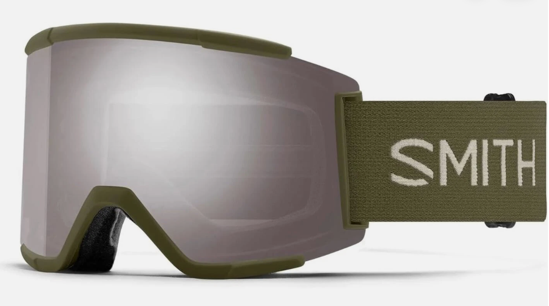 Smith Squad XL Goggles Forest ChromaPop Sun Platinum Mirror Lens Without Bonus lens