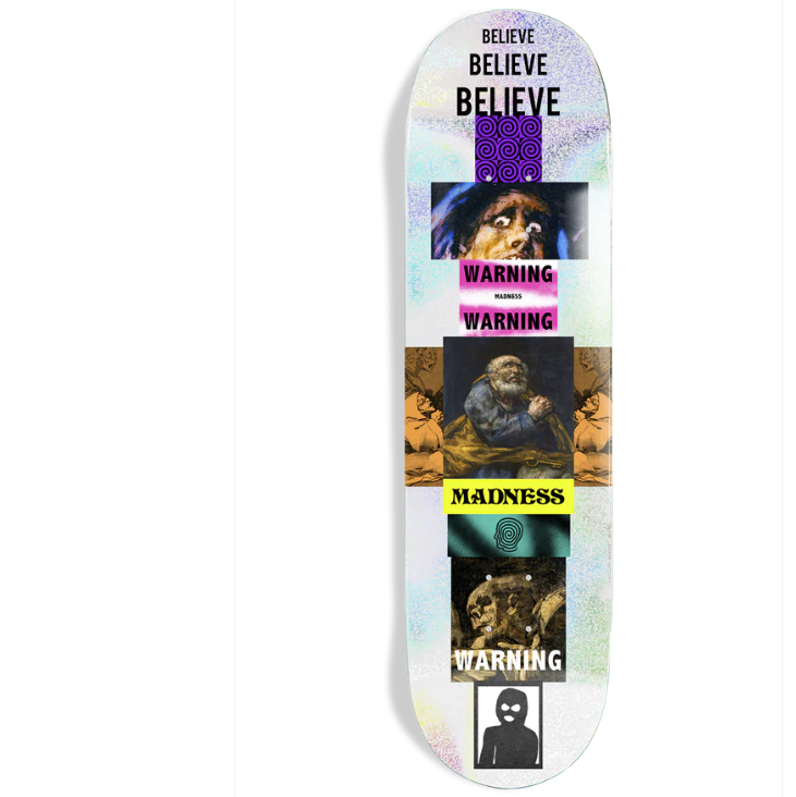 Madness Believe Skateboards R7 Skateboard Deck 8.5"
