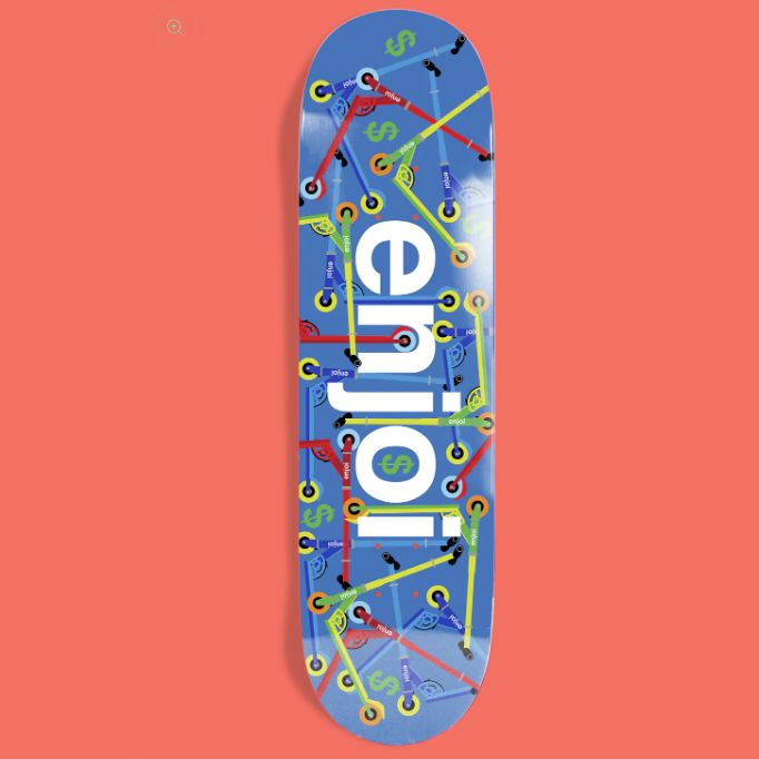 Enjoy Big Box Scooters Skateboards R7 Skateboard Deck 8.0"