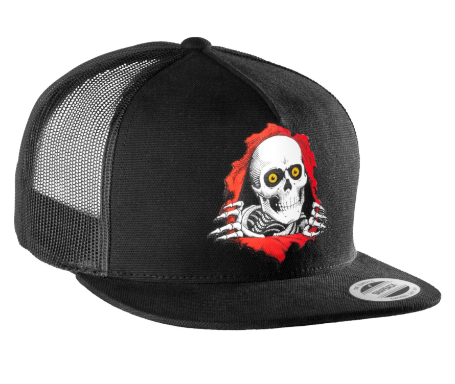 Powell Peralta Ripper Mesh Trucker Cap - Black