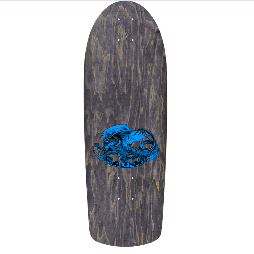 Powell Peralta OG Ripper Checker Reissue Pink Foil Shaped Skateboard Deck - 10.0"