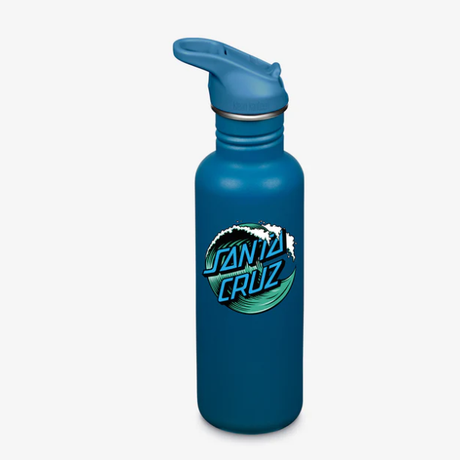 Klean Kanteen Santa Cruz 27oz Water Bottle Flip Seal Sport Cap