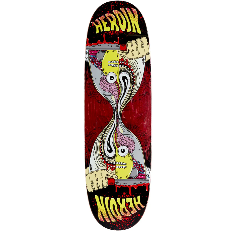 Heroin Merged Anatomy Razor Egg Deck Skateboard Deck 9.25"