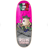 Heroin Goofy's Grande Huevo Shaped Skateboard Deck 10.75"
