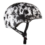 S-One S1 Lifer Skateboard Helmet Black & White Tie Dye