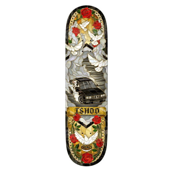 Real Team Ishod Cathedral II Twin Tail Skateboard Deck 8.25"