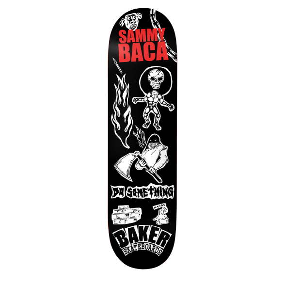 Baker Sammy Baca Divine Evil Skateboard Deck 8.5"