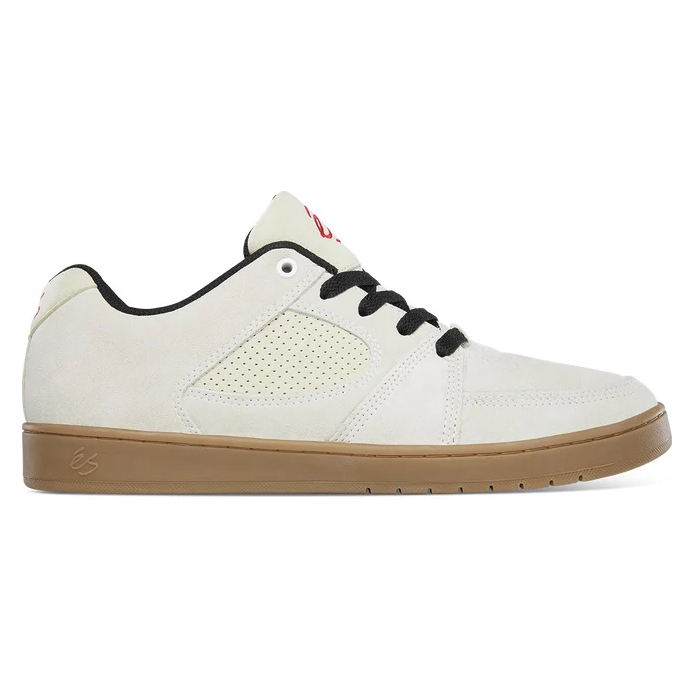 Es Accel Slim Skate Shoes White Black Gum