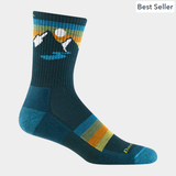 Darn Tough Men's Sunset Ridge Micro Crew Lightweight Hiking Socks