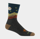 Darn Tough Men's Spaced Out Micro Crew Lightweight Hiking Socks