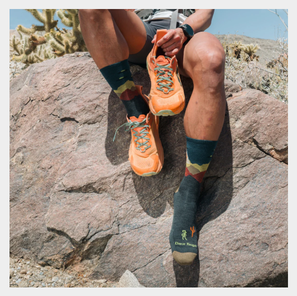 Darn Tough Men's Spaced Out Micro Crew Lightweight Hiking Socks