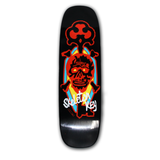 Skeleton Key Darren Navarette Skate or Die Shaped Skateboard Deck 9.02"