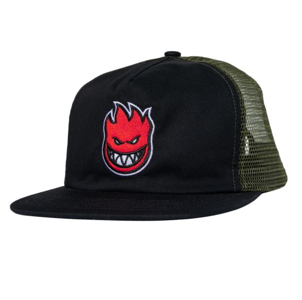 Spitfire Classic Bighead Fill  Snapback Hat, Black