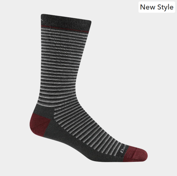 Darn Tough Men's Microstripe Crew Lightweight Lifestyle Socks