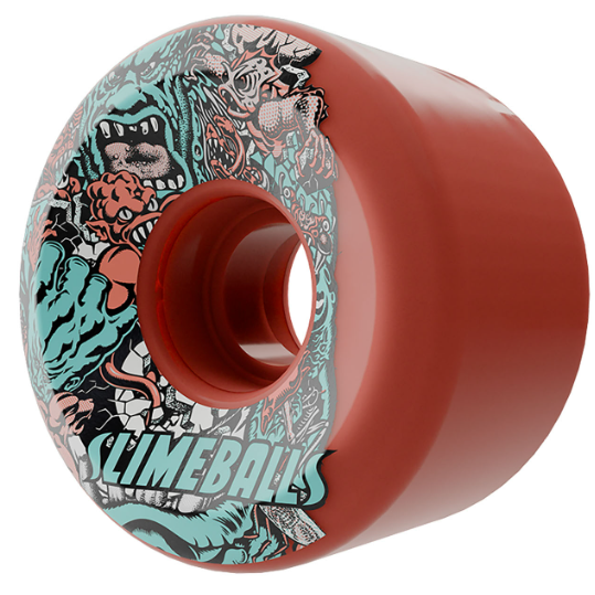 Slime Balls 78a Rob Roskopp Five Reissue Full Combo Pink 60mm Skateboard Wheels