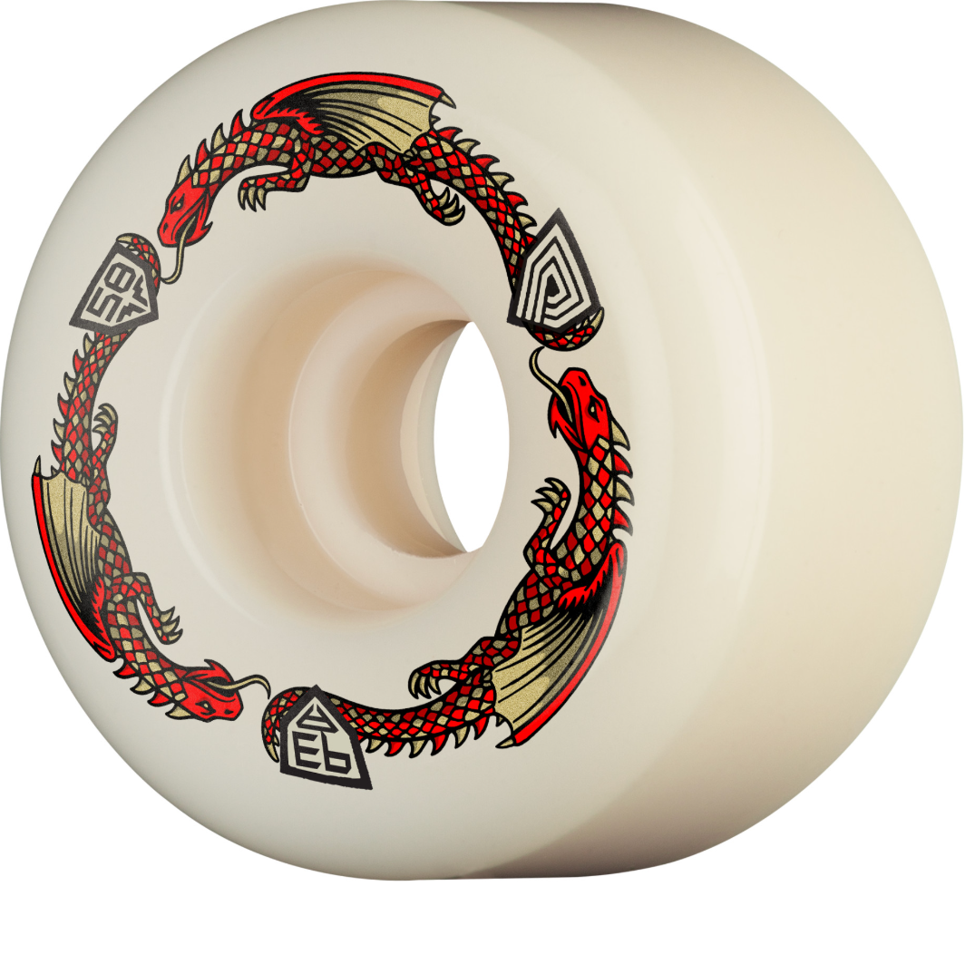 Powell Peralta 93a Red Dragon Formula Wide Ride Patch Skateboard Wheels