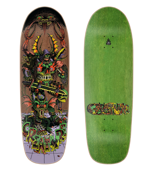Creature Hallucination Beast Skateboard Deck 9.55"