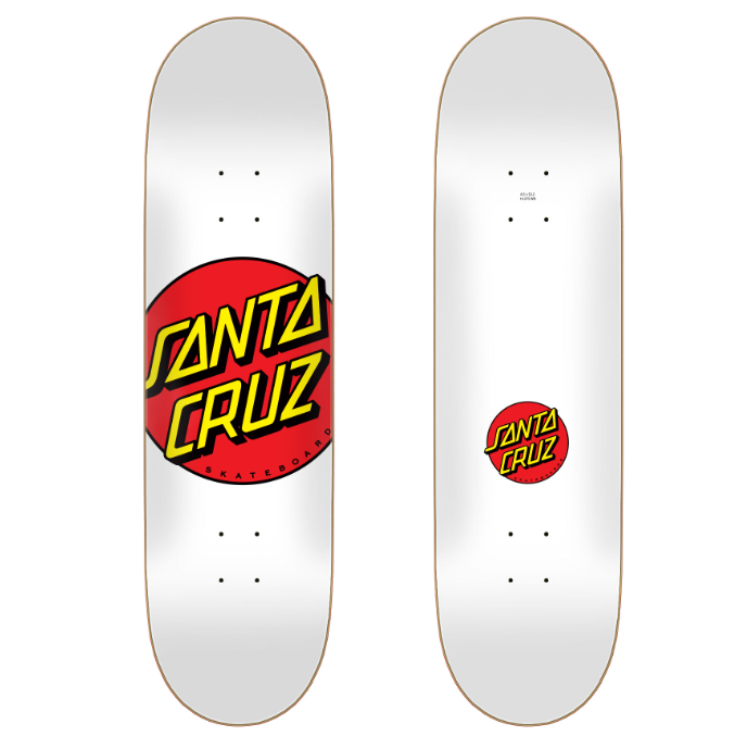 Santa Cruz Classic Dot Skateboard Deck 8.5"