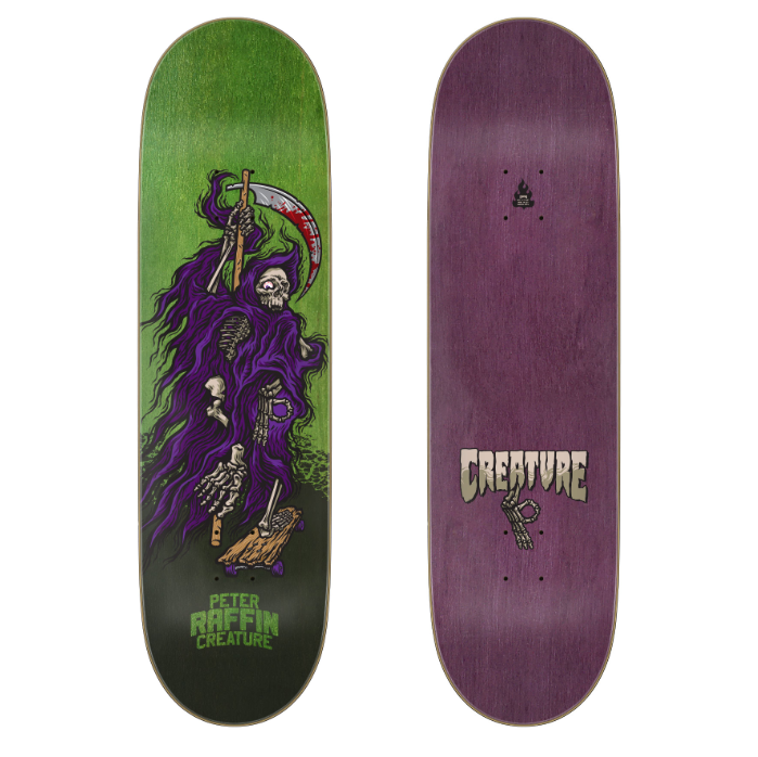 Creature Raffin Reaper Pro Skateboard Deck 8.6"