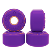Ricta 92a Clouds 57mm Skateboard Wheels Purple Orange