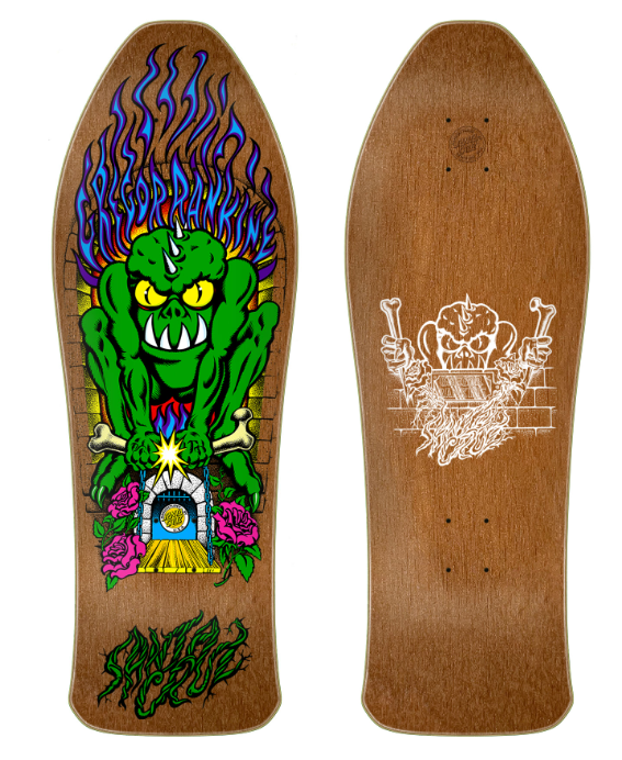 Santa Cruz Rankine Monster Reissue Skateboard Deck 10.39"