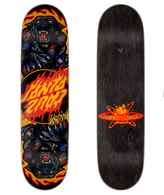 Santa Cruz Asta Cosmic Cat Twin Pro Skateboard Deck 8.2"