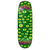 Heroin Swampy Eyes Shaped Skateboard Deck 10.0"
